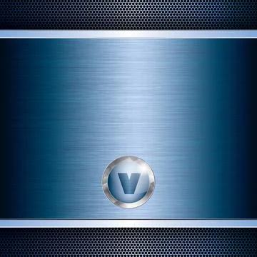 Blue abstract tech grid background Stock-Illustration