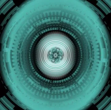 Blue abstract techical background design vector Stock Illustration