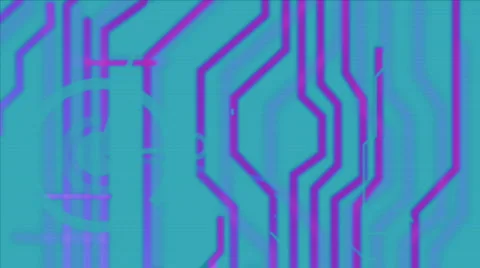 Blue abstract techno circuits Stock-Footage 315010