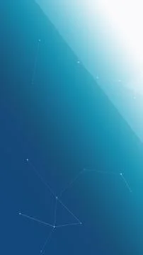 Blue abstract technological network with connected dots and faint lines, su.. Stock Illustration