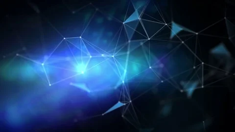 Blue abstract technology and engineering motion background Video stock 71673756