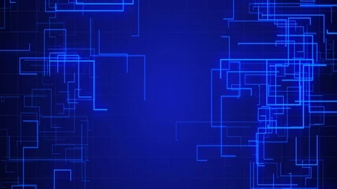 Blue abstract technology background Stock Footage 88964625
