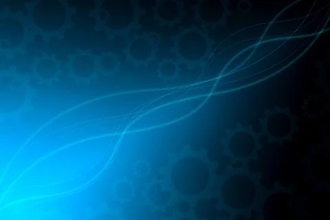 Blue abstract technology background Stock Illustration