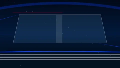 Blue Abstract Technology Background with Moving Lines Stock Footage 344028766
