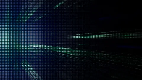 Blue Abstract technology background. Rays of light are blinking and moving Stock Footage 72171608