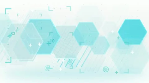 Blue abstract technology loop background Stock Footage 22439433