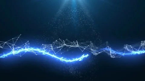 Blue abstract technology motion background Vidéo 154499984