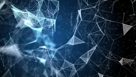 Blue abstract technology, science and engineering motion background Stock Footage 80992480