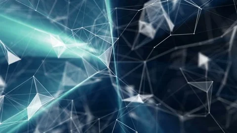 Blue abstract technology, science and engineering motion background. Stock Footage 84884235