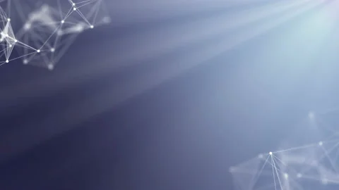 Blue abstract technology, science and engineering motion background. White lines Stock Footage 113510737