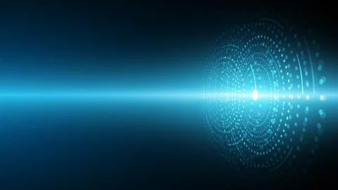 Blue abstract technology vector background,speed connection network technolog Stock Illustration