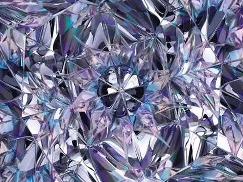 Blue abstract texture pattern and kaleidoscope 스톡 일러스트