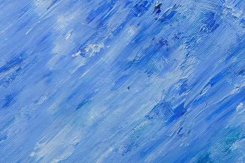 Blue abstract textured background with brush strokes Stock Photos