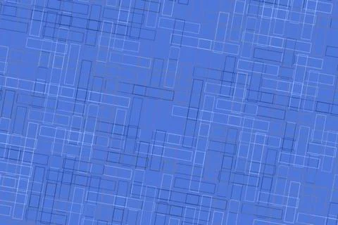 Blue abstract textured background with random patterns Stock Illustration