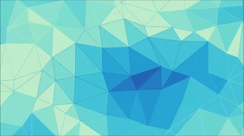Blue abstract triangle animation. Stock Footage 46990197