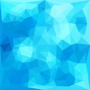 Blue abstract triangles background concept Stock Illustration