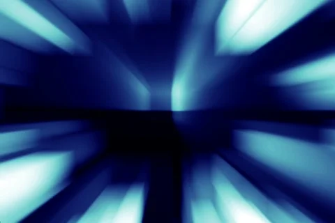 Blue abstract tunnel like effect - digital animation Stock Footage 96046
