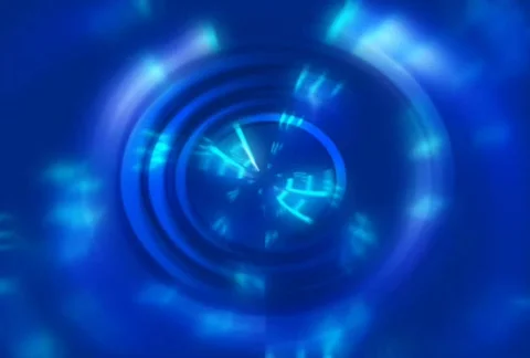 Blue Abstract Tunnel Video stock 278849