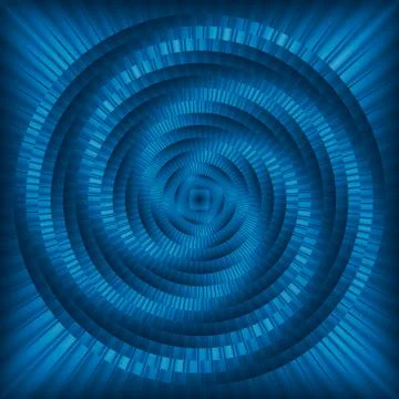 Blue abstract twirl background or texture Stock Illustration
