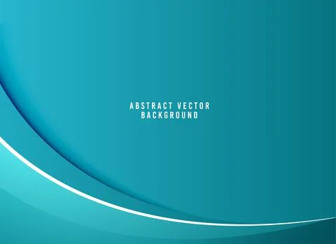 Blue Abstract vector background. Blue gradient wavy background Stock Illustration