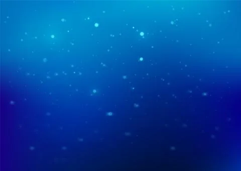 Blue abstract vector background. Glitter particles texture with shiny light Illustrazione stock