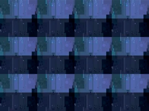 Blue abstract vector geometric Hi-tech background Illustrazione stock