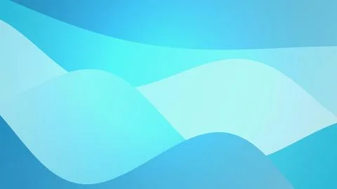 Blue abstract wave background with flowing shapes Stock-Illustration