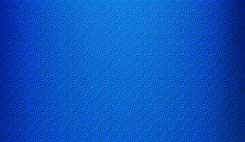 Blue abstract wave pattern background with seamless curvy shapes for modern 库存插图
