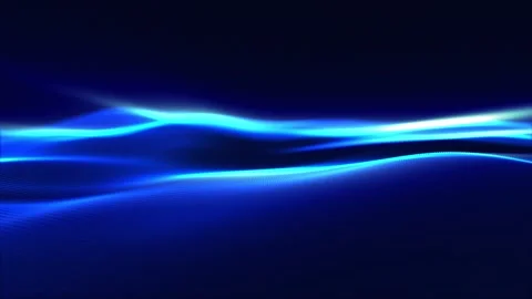 Blue abstract waves Stock Footage 291707322