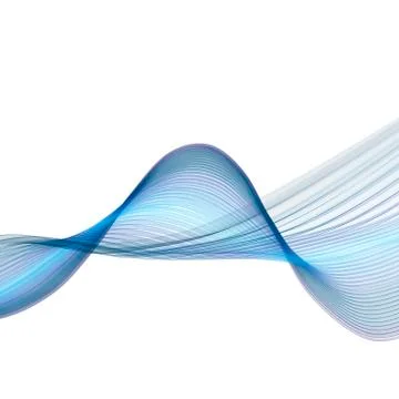 Blue abstract wavy background Stock Illustration