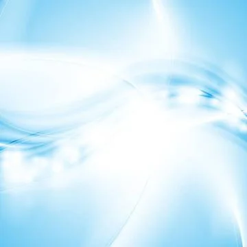 Blue abstract wavy background. Vector template eps 10 Blue abstract wavy b... Stock Photos