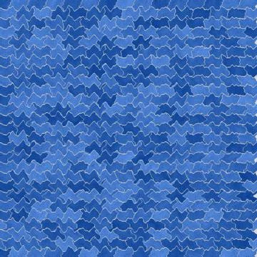 Blue abstract wavy cell background Stock Illustration