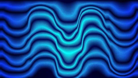 Blue Abstract Wavy Layers Background Illustration