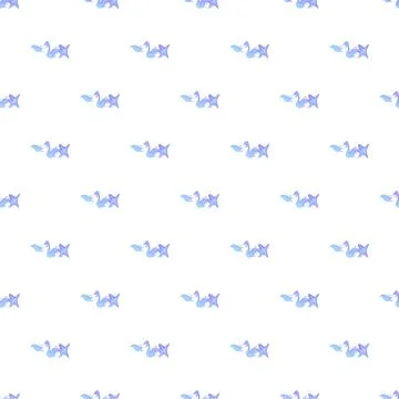 Blue abstract whimsical star pattern with white background 스톡 일러스트
