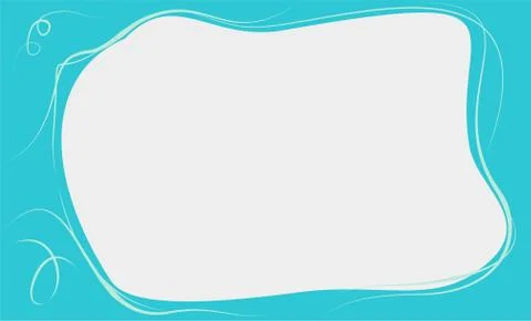 Blue Abstract on white background in vector illustration Stock Illustration