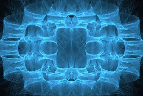 Blue abstraction background custom pattern Stock Illustration