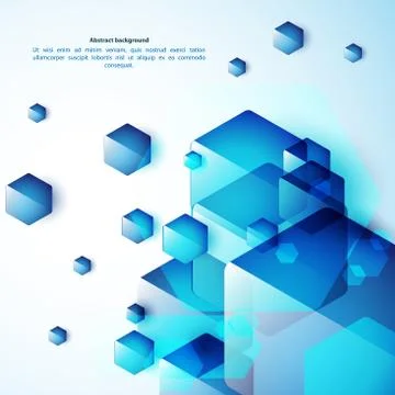 Blue abstraction background Stock Illustration
