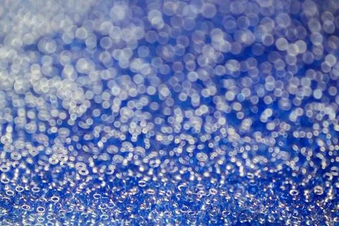 Blue abstraction beaded Stock Photos