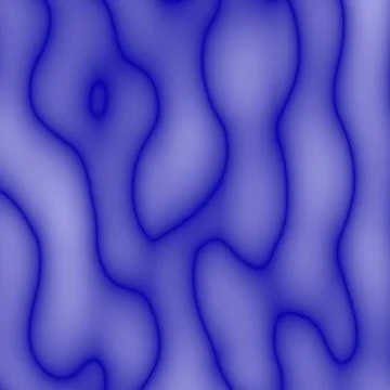 Blue abstraction with blurred patterns. Curves, vertical lines.  Stock Illustration