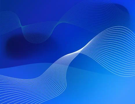 Blue abstraction Stock Illustration