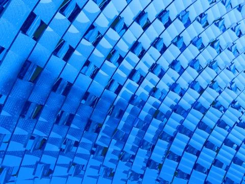 Blue abstraction Illustrazione stock