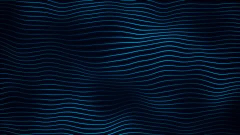 Blue Abstractl Waves Stock Photos