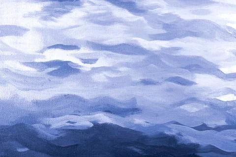 Blue acrylic  texture Stock Photos