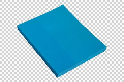 Blue adhesive office sticky notes stack for reminder organization efficiency 스톡 사진