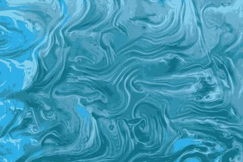 Blue agate marble texture or ink patterns Stock Photos