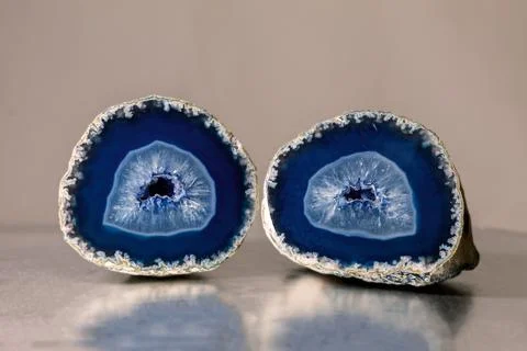 A blue agate Fotos Stock
