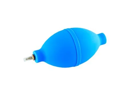 Blue air blower isolate Foto stock
