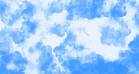 Blue air clouds, snow clouds, cloud background 스톡 일러스트