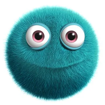 Blue alien Stock Illustration