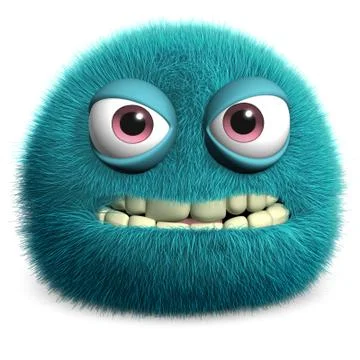 Blue alien Stock-Illustration